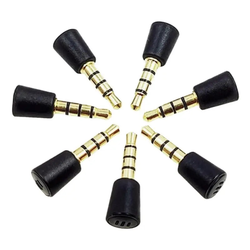 Micrófono de Alta Calidad con Enchufe de Metal y Audio de 3.5mm, Gamepad de Grabación Portátil, Ideal para PS4, Portátil y Teléfonos Móviles