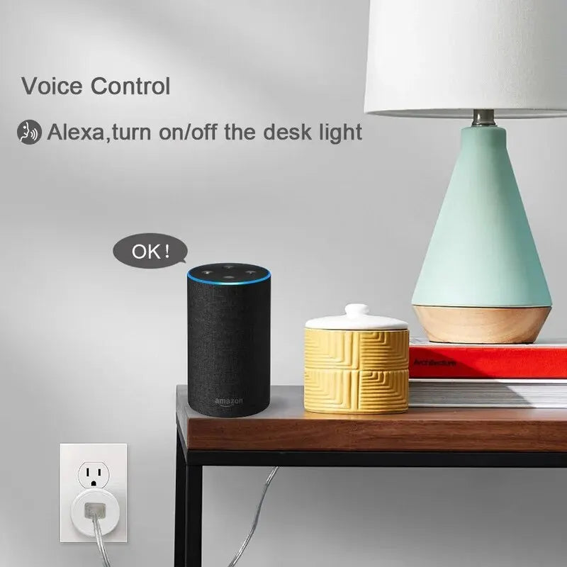 Enchufe Inteligente EWeLink Wifi+Bluetooth para Tomacorriente USA: Control Inalámbrico, Escenarios de Hogar Inteligente y Compatibilidad con Asistente de Voz Google Home