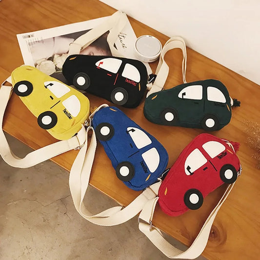 "Bolso Bandolera Infantil Mini – Diseño de Caricatura para Niños y Niñas, Perfecto como Monedero o Bolso de Mano"