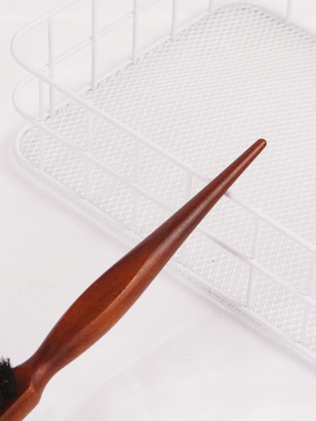 Peine de línea fina profesional para rasgar la espalda, cepillo de pelo esponjoso con mango de madera, peine de masaje del cuero cabelludo antiestático, peinado del cabello