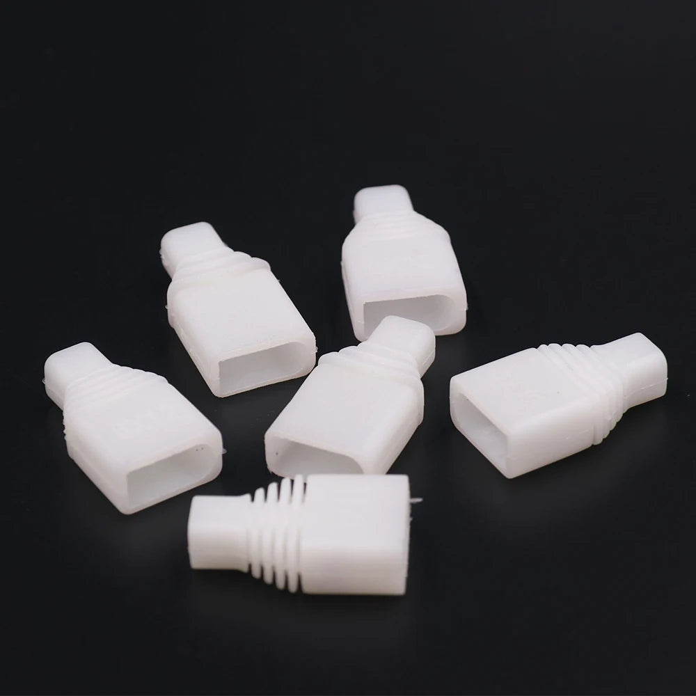 Tapón de Extremo para Luz de Neón Utilizado para Tira de Neón de 6mmx12mm Señal de Neón DC5V DC12V DC24V AC110V AC220V Accesorios de Iluminación de Tapón de Extremo de Plástico para Tira de Neón LED