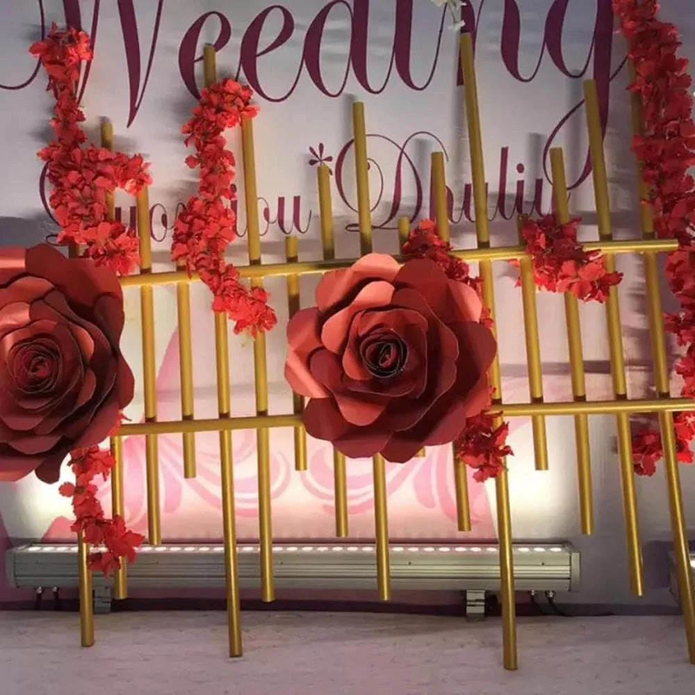 Tubo de PVC para Decoración de Fiestas - Moldura Plástica de Aluminio de 5M para Bodas, Baby Shower, Cumpleaños y Navidad