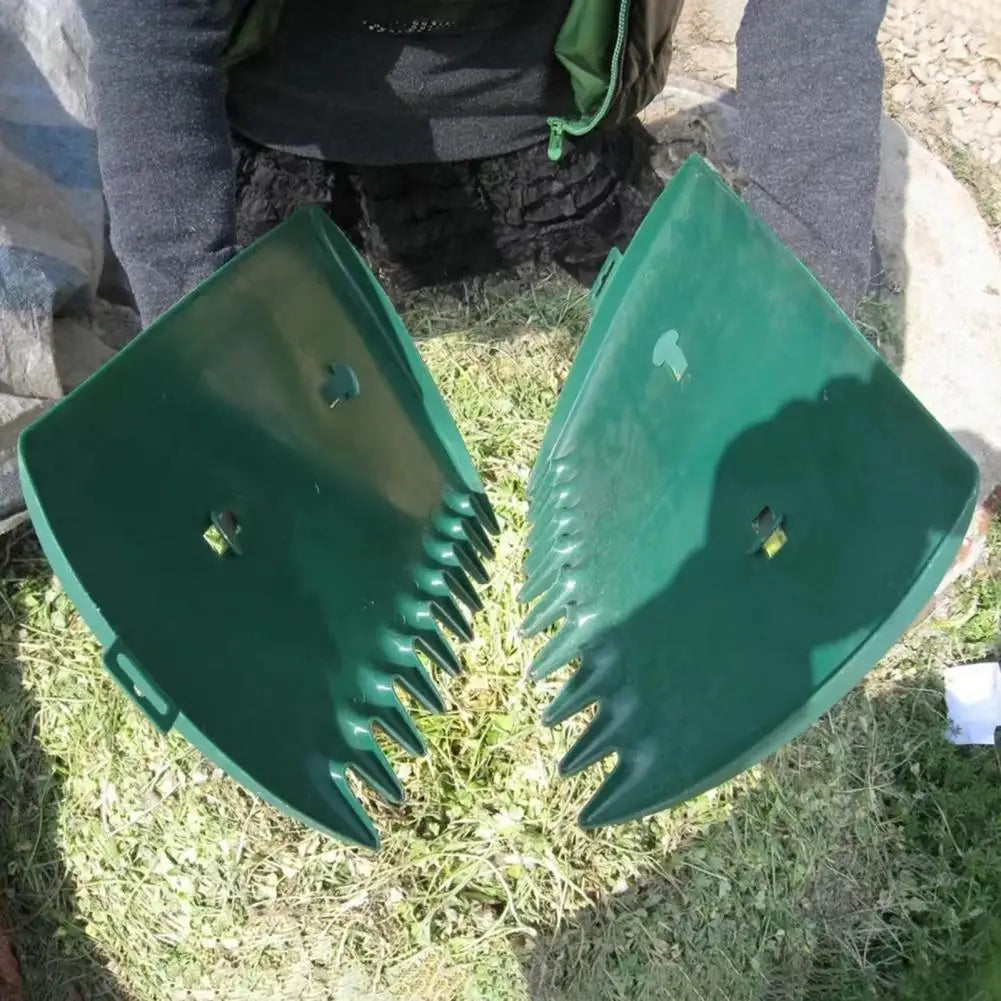 Conjunto de 2 Rastrillos Recoge Hojas: Herramientas Eficientes y Convenientes para el Jardín en Casa