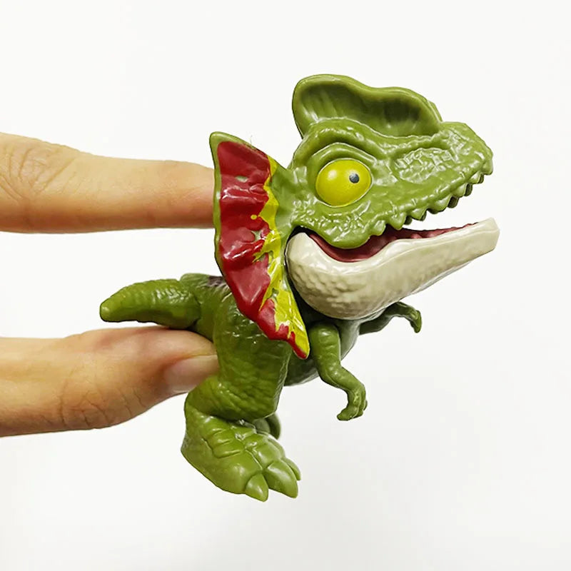 Modelo de Dinosaurio Tiranosaurio Rex Móvil con Mandíbulas de Juguete – Dinosaurio Biting Finger Movible para Niños y Adultos