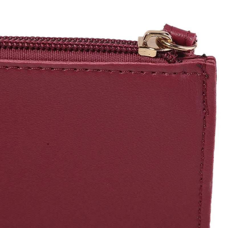 Cartera de Mano de Mujer en PU Cuero con Cremallera – Billetera Largo para Teléfono y Tarjetas, 6 Colores Disponibles
