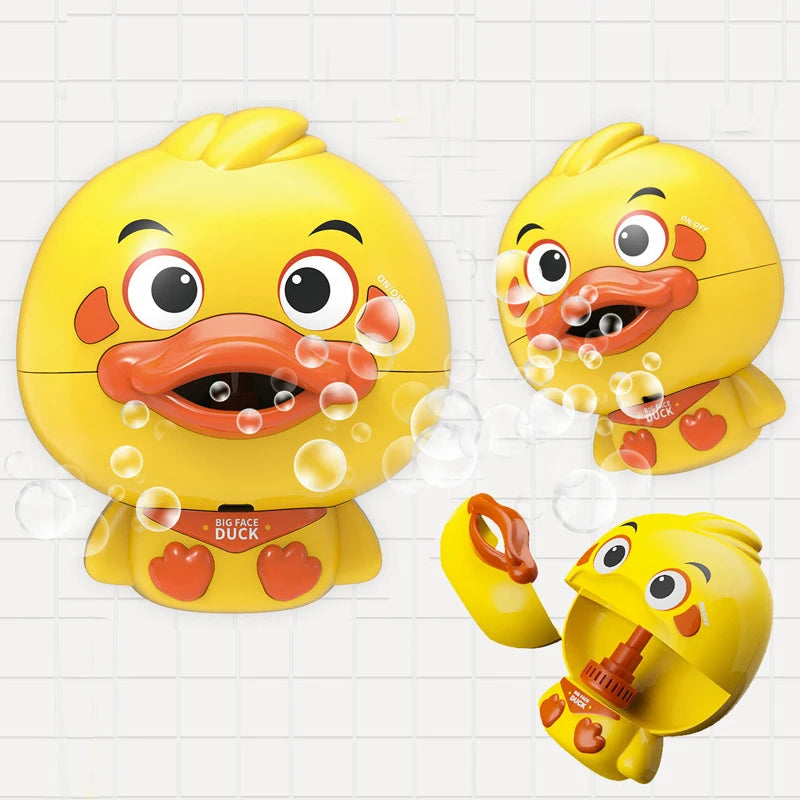 Juguete de Baño con Burbujas para Bebés - Pato de Burbujas Divertido con Música y Máquina de Burbujas para la Bañera