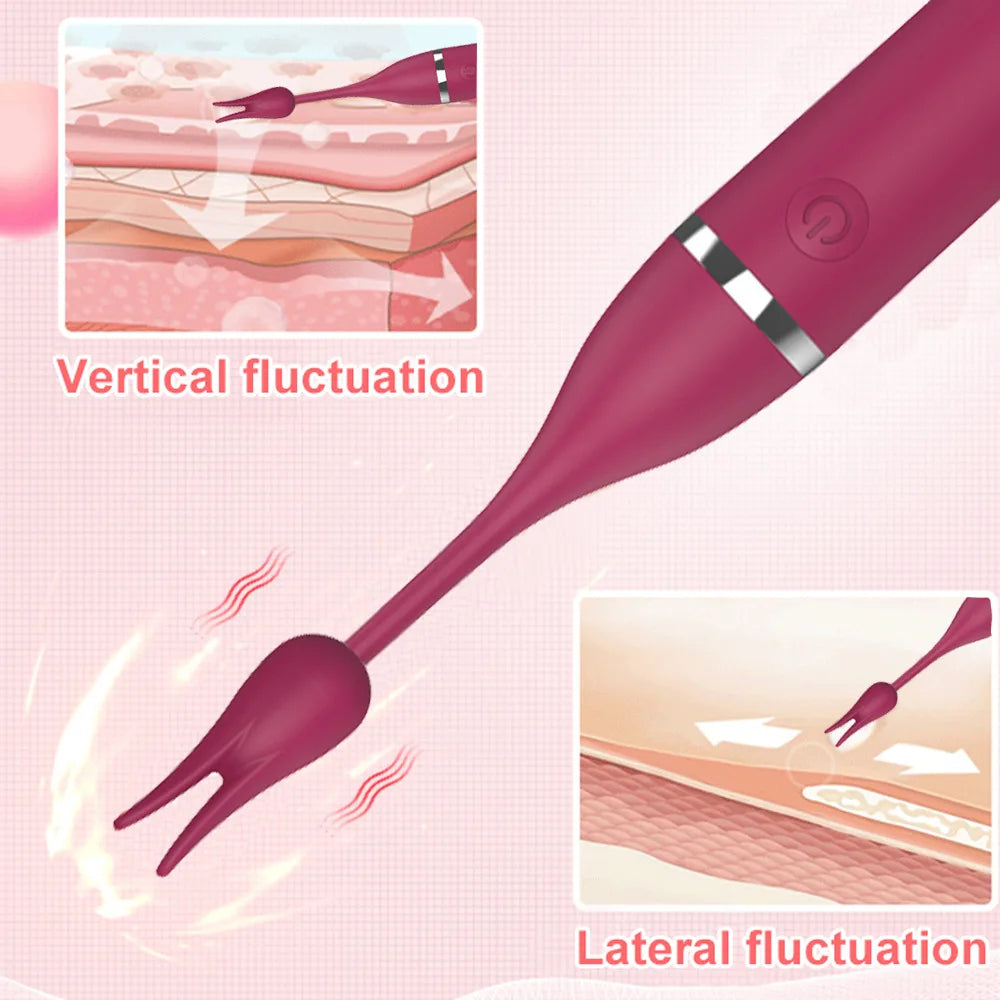 Estimulador de Clítoris y Punto G de Alta Frecuencia | Vibrador Impermeable Recargable para Mujer con 10 Modos de Vibración