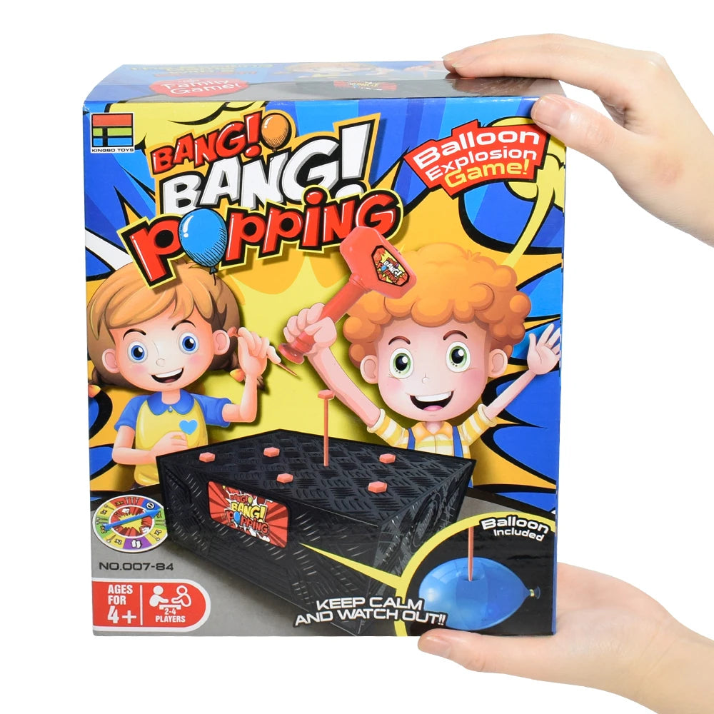 Juguete de mesa multijugador, juego de globos de explosión para golpear la caja, aventura, fiesta, Reunión, ocio, entretenimiento