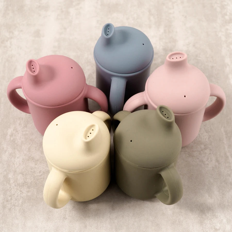 Taza de Alimentación para Bebé Portátil | Botella de Aprendizaje para Recién Nacidos, Taza de Silicona para Niños, Accesorios para Bebés