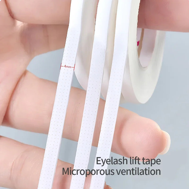Cinta de Extensión de Pestañas al Por Mayor - Cinta Microporosa Profesional de 4 mm, Fácil de Rasgar, Transpirable y Anti-Alergias para Maquillaje de Pestañas