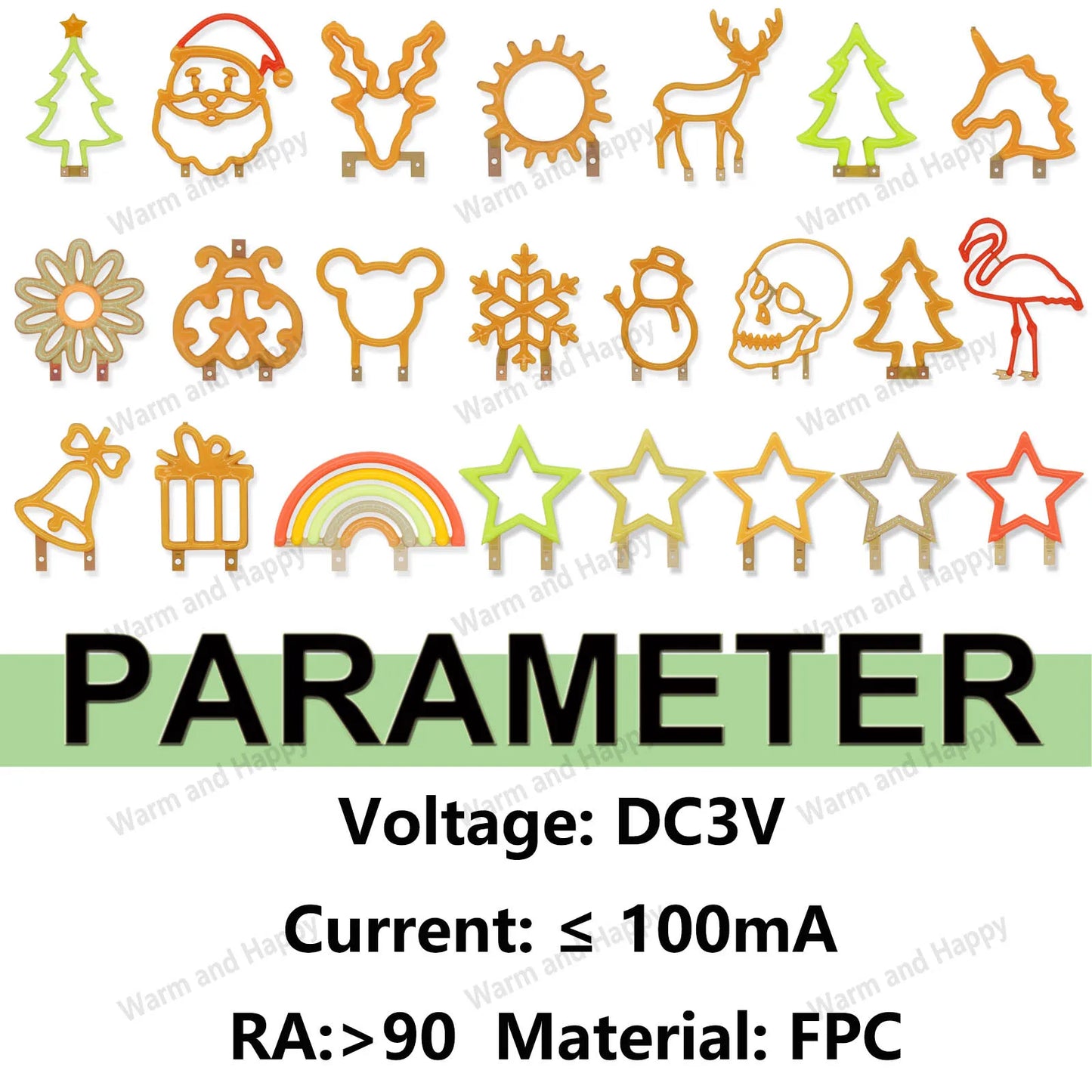 Bombilla LED Decorativa Creativa de Filamento Irregular DC3V - Luz de Navidad y Ambiente Nocturno DIY