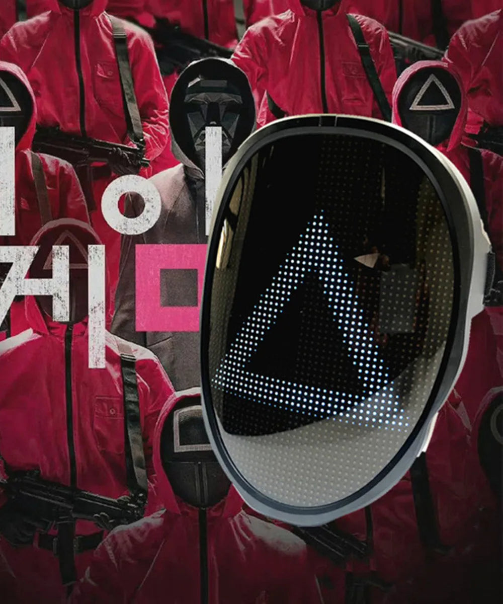 Máscara LED Bluetooth para Fiesta - Robot Brillante para Halloween y Carnaval, Accesorios de Imagen y Regalo