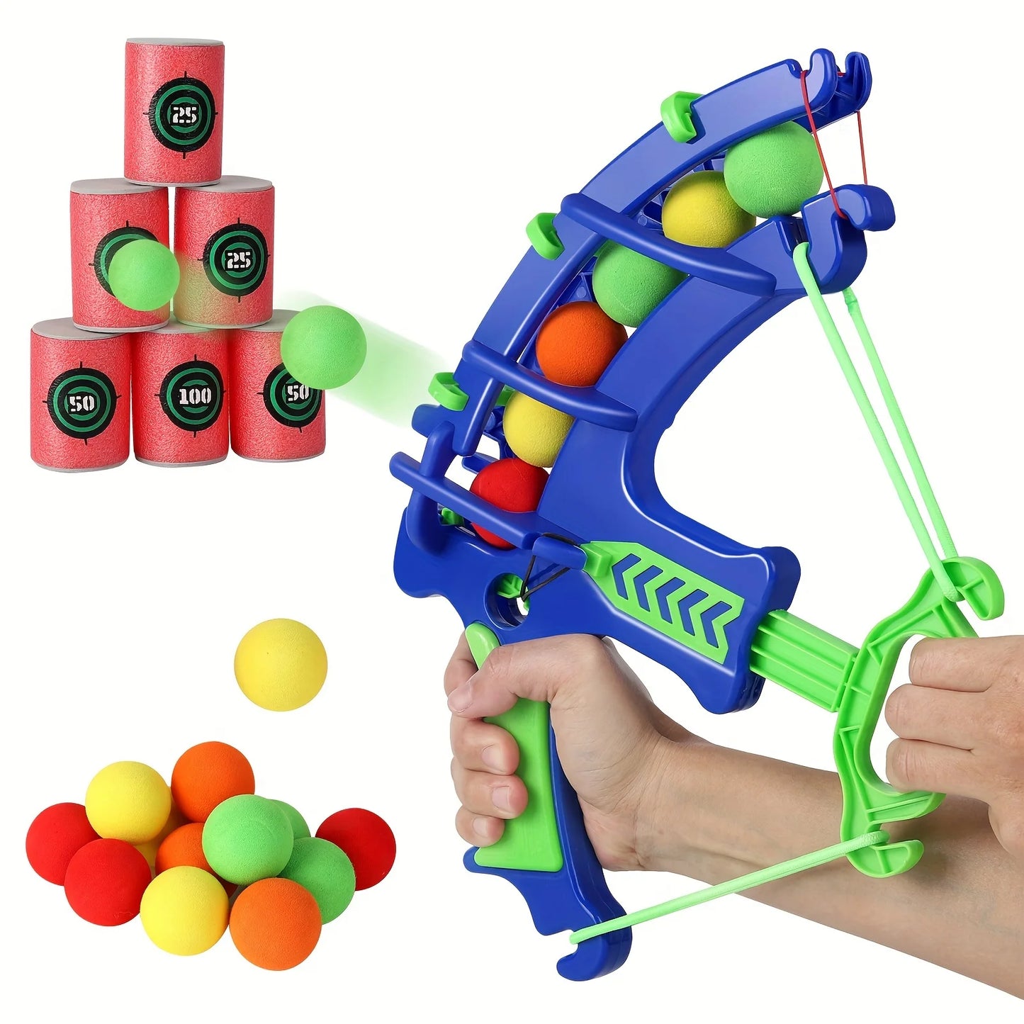 Juguete de Práctica de Tiro con Balas Suaves para Niños – Juego Educativo Seguro y Divertido
