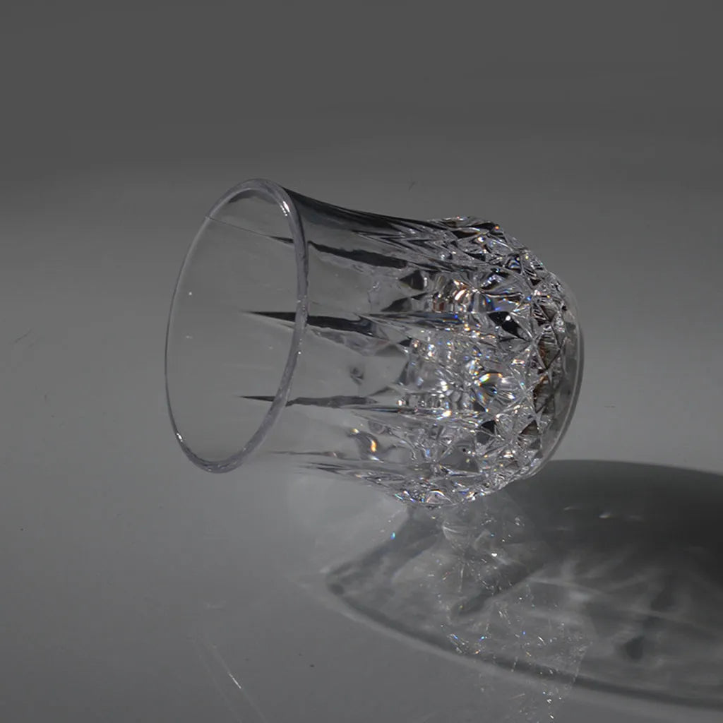 Vaso LED Automático Estilo Cristal con Luz Multicolor para Vino, Cerveza y Whisky - Ideal para Fiestas y Navidad