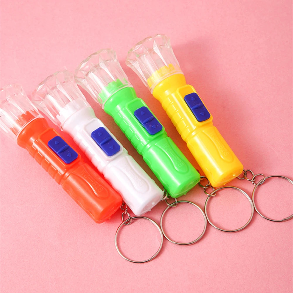 35/48 Pcs Mini with Keychain LED Flashlight Kids Party Birthday Gift Wedding Party Classroom Prize Carnival Party Gift Pinata