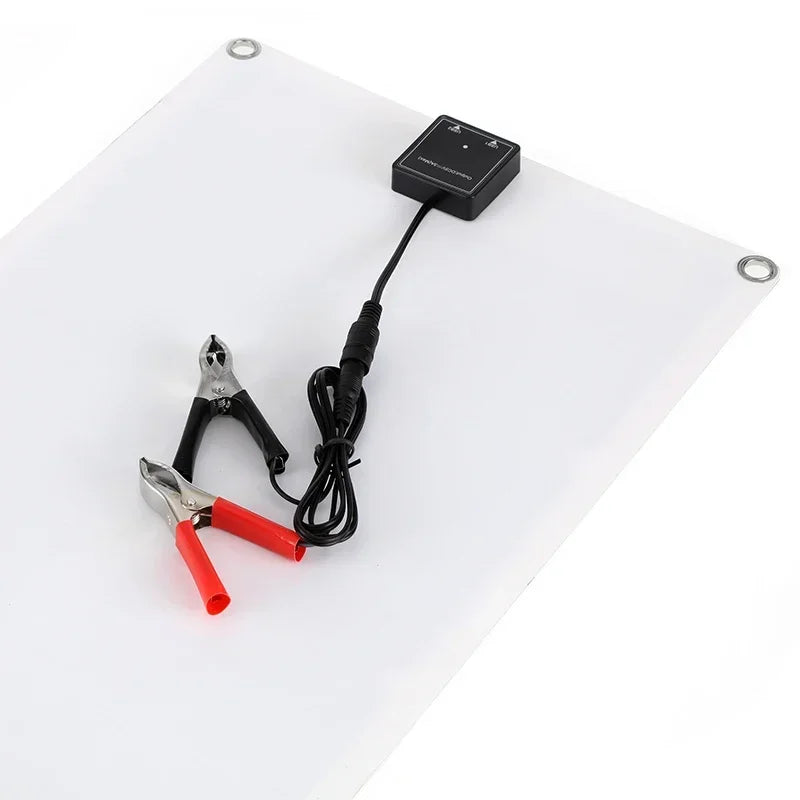 Panel Solar Flexible de Alta Calidad 40W DC12-18V - Cargador Impermeable para Móviles, Tablets y Laptops