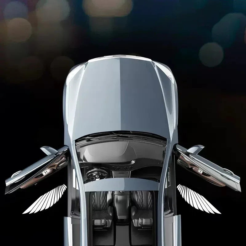 Luces de Bienvenida LED de Alas de Ángel para Puertas de Coche (2 piezas) – Proyector Inalámbrico de Logo HD
