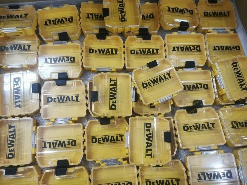 Cajas de Almacenamiento para Piezas de Taladro DEWALT | Organizadores de Accesorios para Herramientas Eléctricas