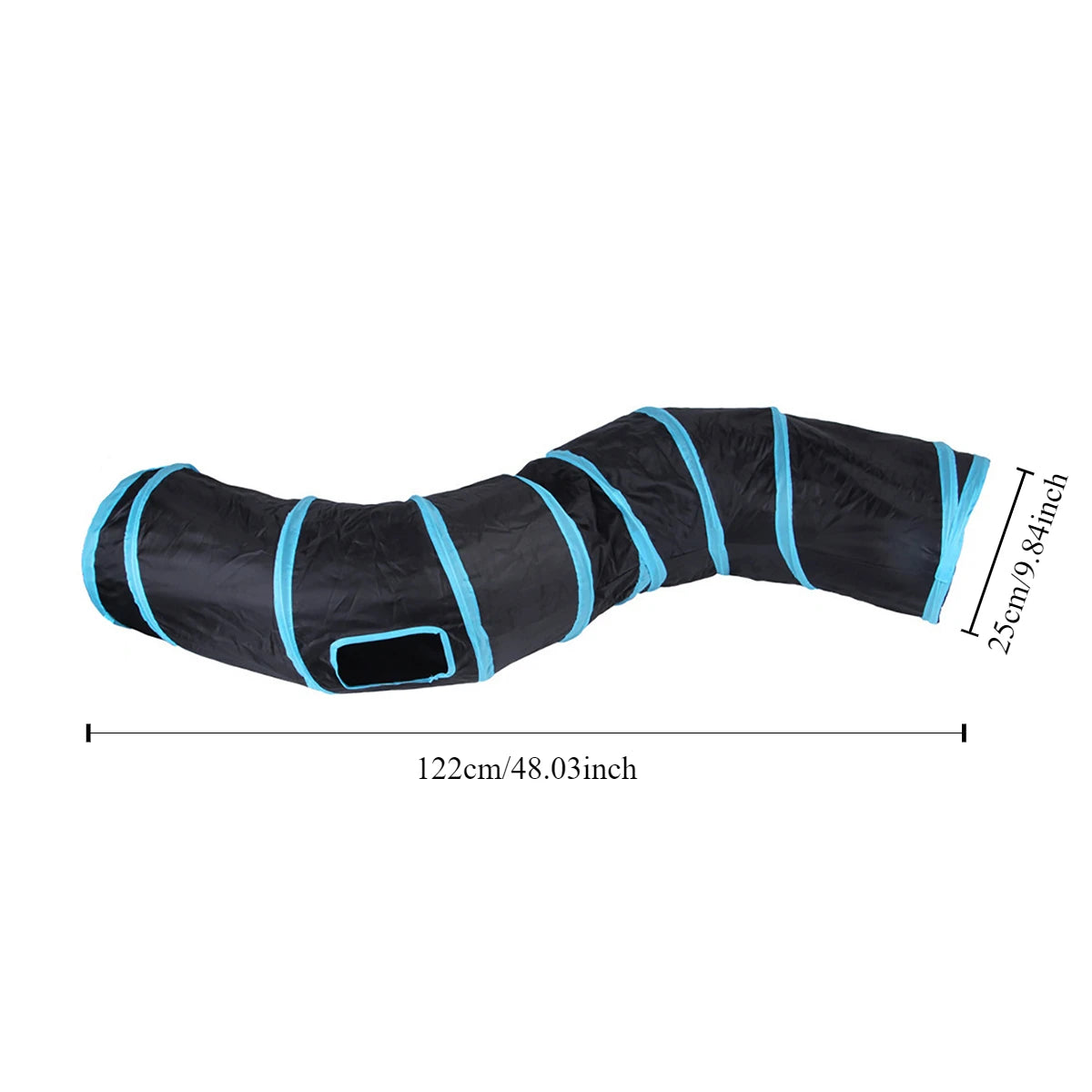 Sonajero para Gatos y Túnel de Papel Arrugado, Juguetes para Gatos Pequeños, Túnel Plegable de Poliester y Algodón, Tienda y Juguetes para Gatos, 21 Piezas