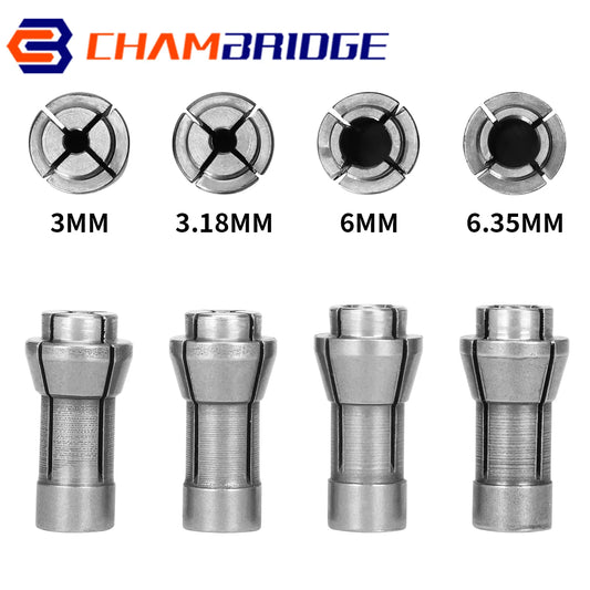 Chuck de Muelas para Amoladora de 3mm-6.35mm - Alta Calidad en Acero Carbono para Herramientas de Grabado