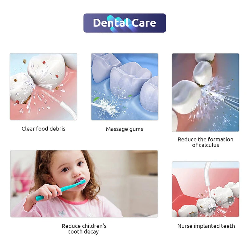 Irrigador Oral Portátil - Flossador Dental para Limpiar Dientes, Hilo de Agua, Máquina de Lavado Bucal, Ideal para Dropshipping
