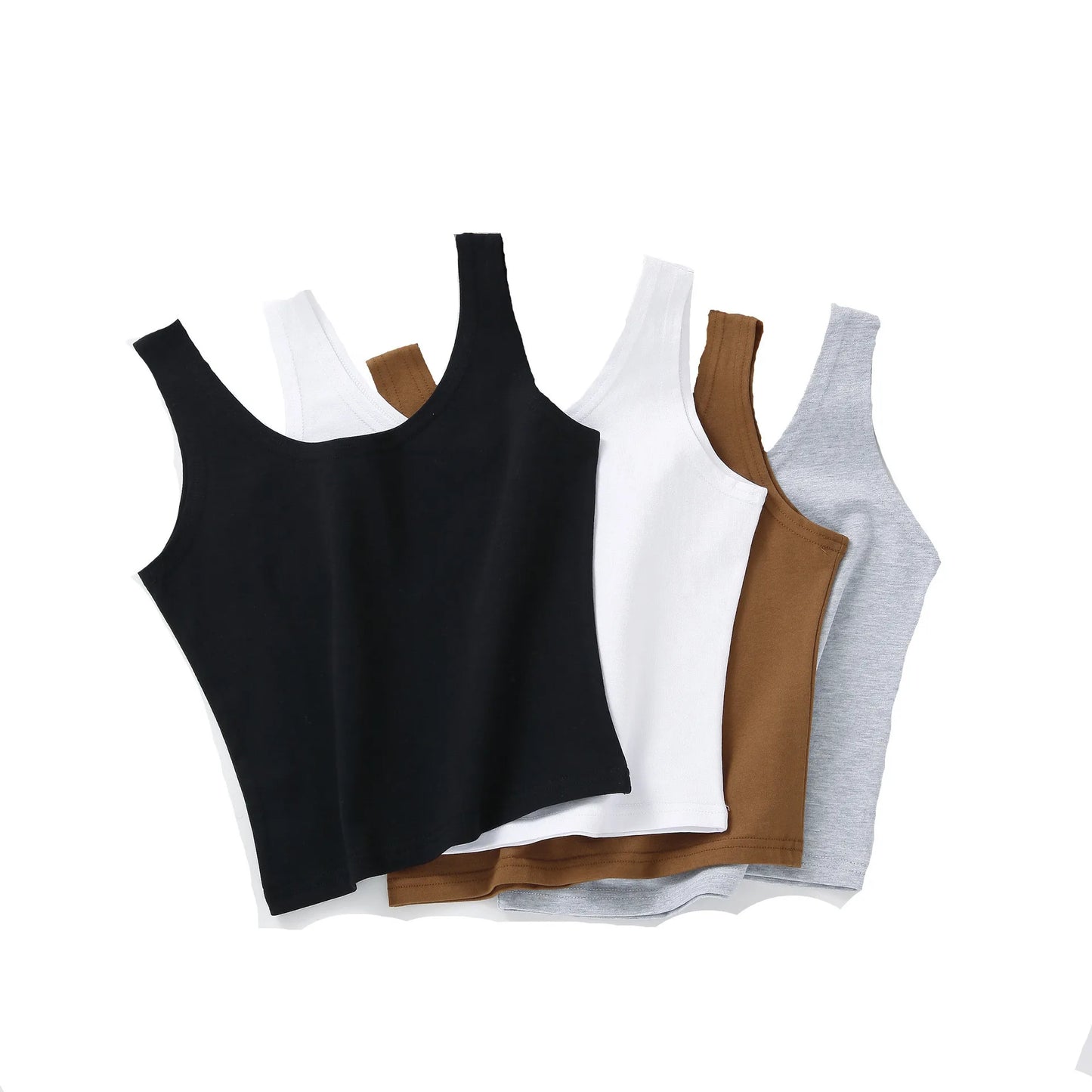 Top Corto de Yoga sin Mangas para Mujer, Sexy y Ajustado, con Diseño Halter