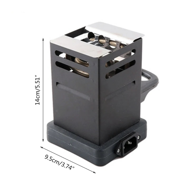Estufa Eléctrica Portátil 808F para Shisha, Hookah, Chicha, Cocina, y Camping - Placa Calentadora para Café y Accesorios de Fiesta