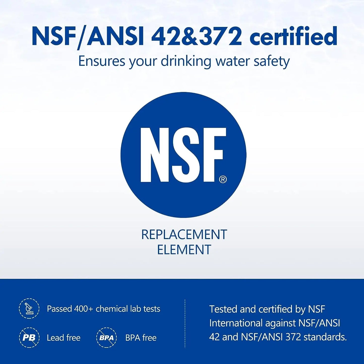 Sistema Purificador de Agua para Grifo ALTHY, Filtra Plomo, Cloro y Mejora el Sabor - Certificación NSF para 320 Galones de Uso en Cocina