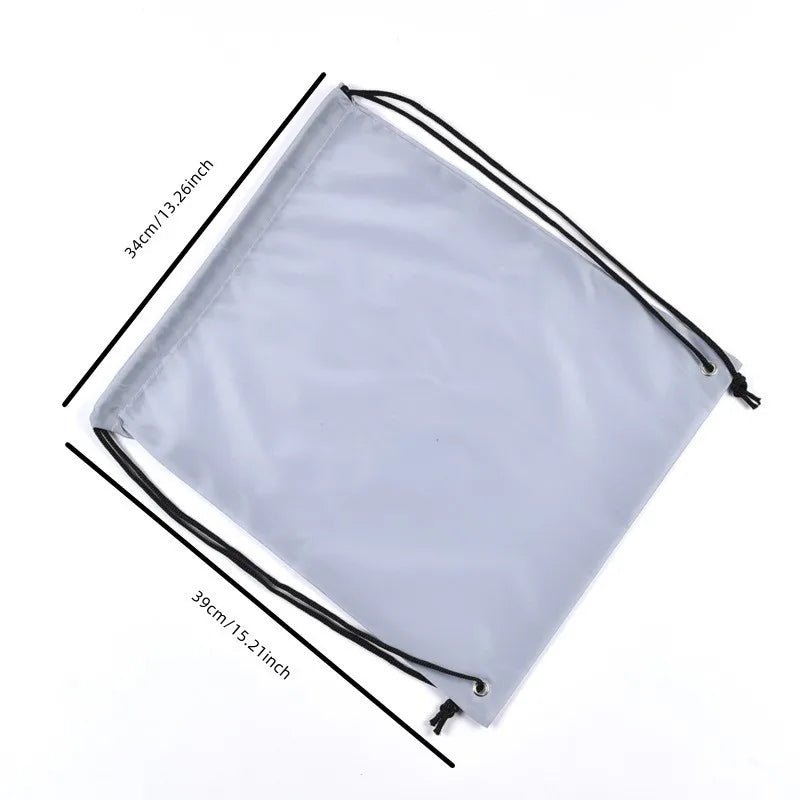Bolsa Deportiva Portátil de Viaje Impermeable con Cordón para Gimnasio y Mochila de Montar