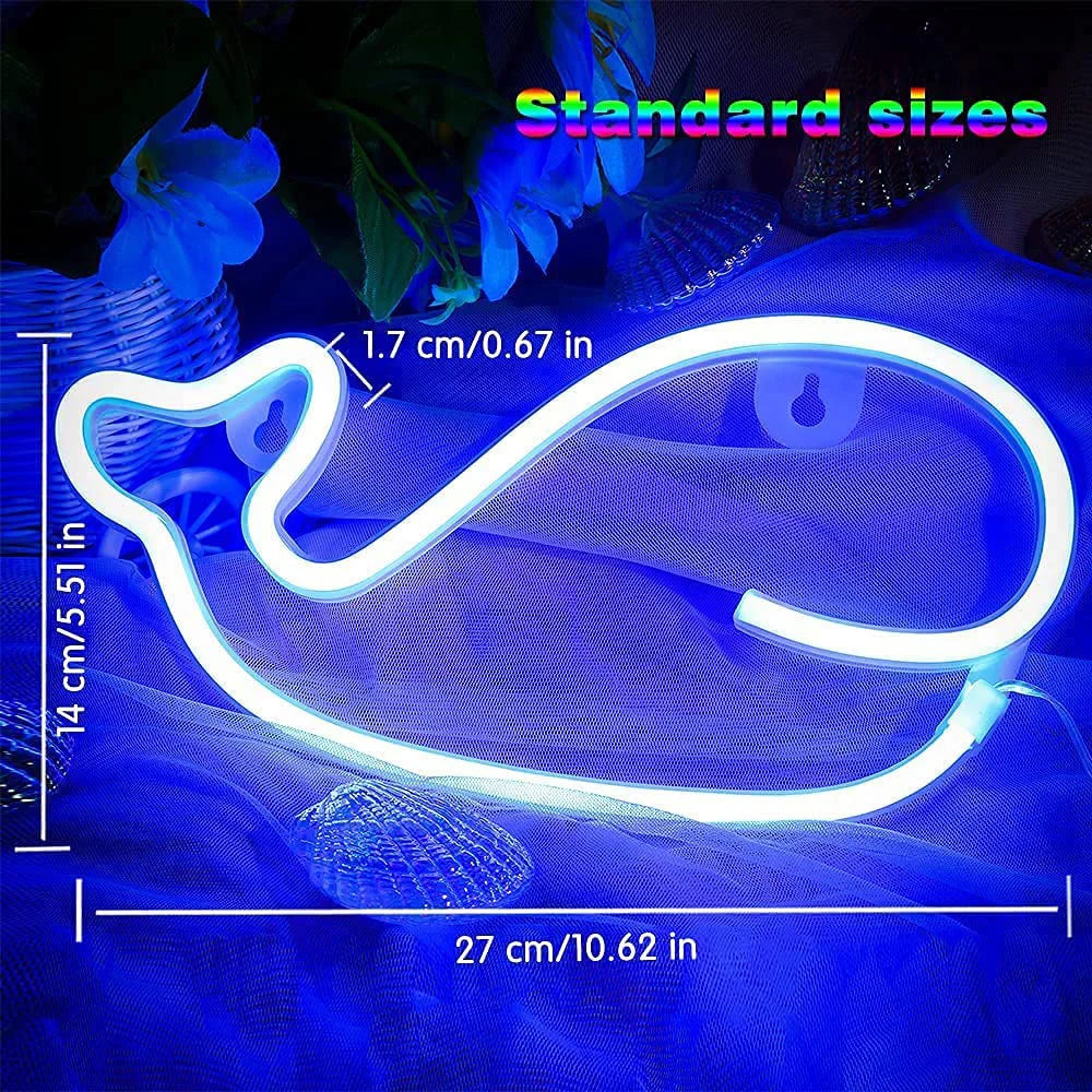 Luces LED de Neón para Fiesta, Decoración de Pared, Arte de Habitación, Bar, Cerveza, Neon Lamps con Alimentación USB/Batería, Signos de Neón Musicales