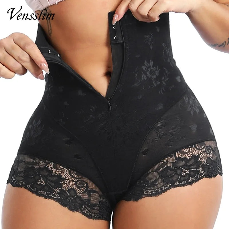 Faja Moldeadora de Cintura Alta para Mujer, Control de Abdomen y Reducción de Vientre, Cinturón de Cintura con Cremallera - Moldeador de Cuerpo y Faja Adelgazante