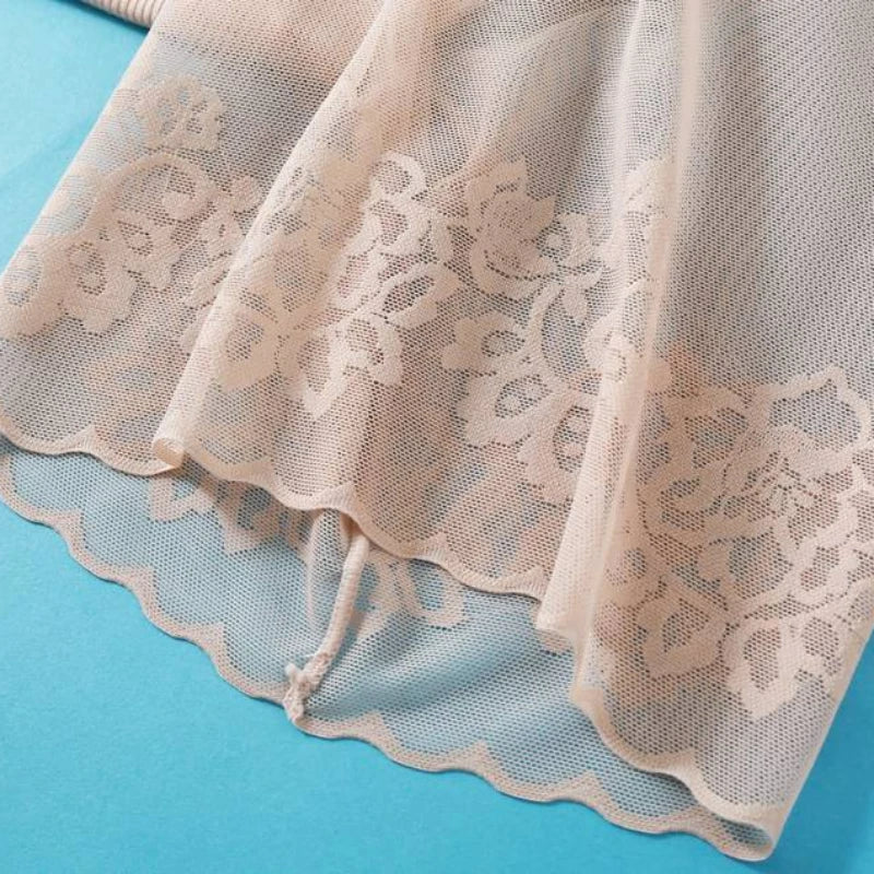 Pantalones Cortos de Seguridad Plus Size para Mujer con Encaje - Pantalones Antirrozaduras