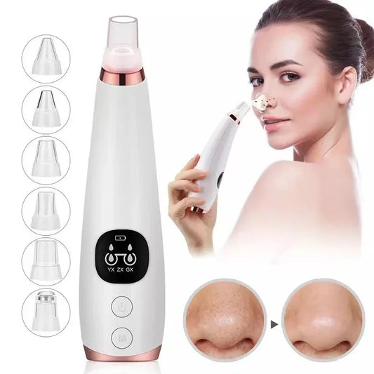 Eliminador Eléctrico de Espinillas y Acné, Limpiador de Poros al Vacío, Máquina para Quitar Puntos Negros, Limpieza Facial Profunda, Herramienta de Cuidado de la Piel