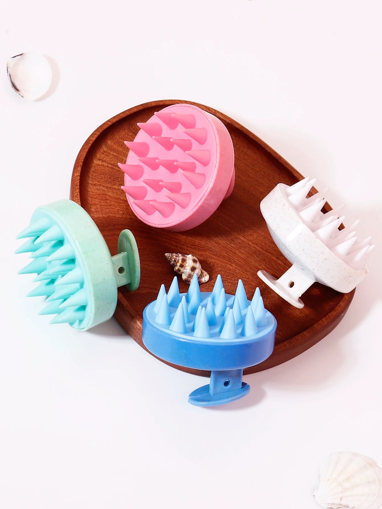 Cepillo de lavado de pelo, peine de silicona para masaje del cuero cabelludo, cepillo de masaje corporal suave, herramienta de belleza y peluquería, peine de SPA para ducha