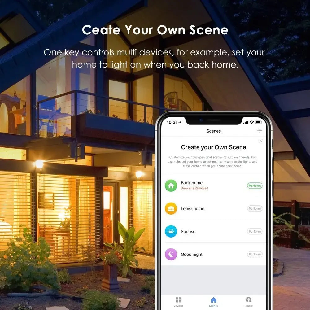 Enchufe Inteligente EWeLink Wifi+Bluetooth para Tomacorriente USA: Control Inalámbrico, Escenarios de Hogar Inteligente y Compatibilidad con Asistente de Voz Google Home