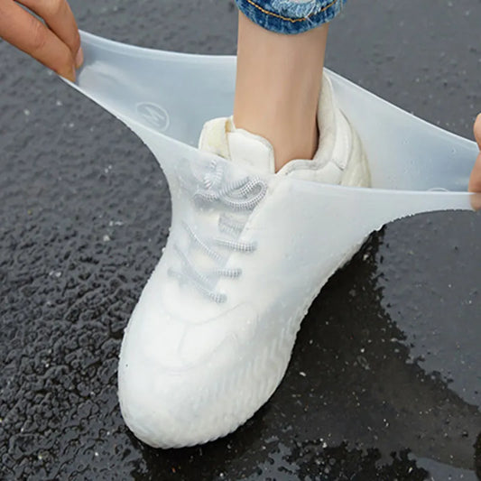Cubiertas de Zapatos Impermeables Reutilizables de Silicona para Lluvia, Accesorios para Zapatos de Lluvia al Aire Libre, Cubrezapatos para Caminar, 1 Pa