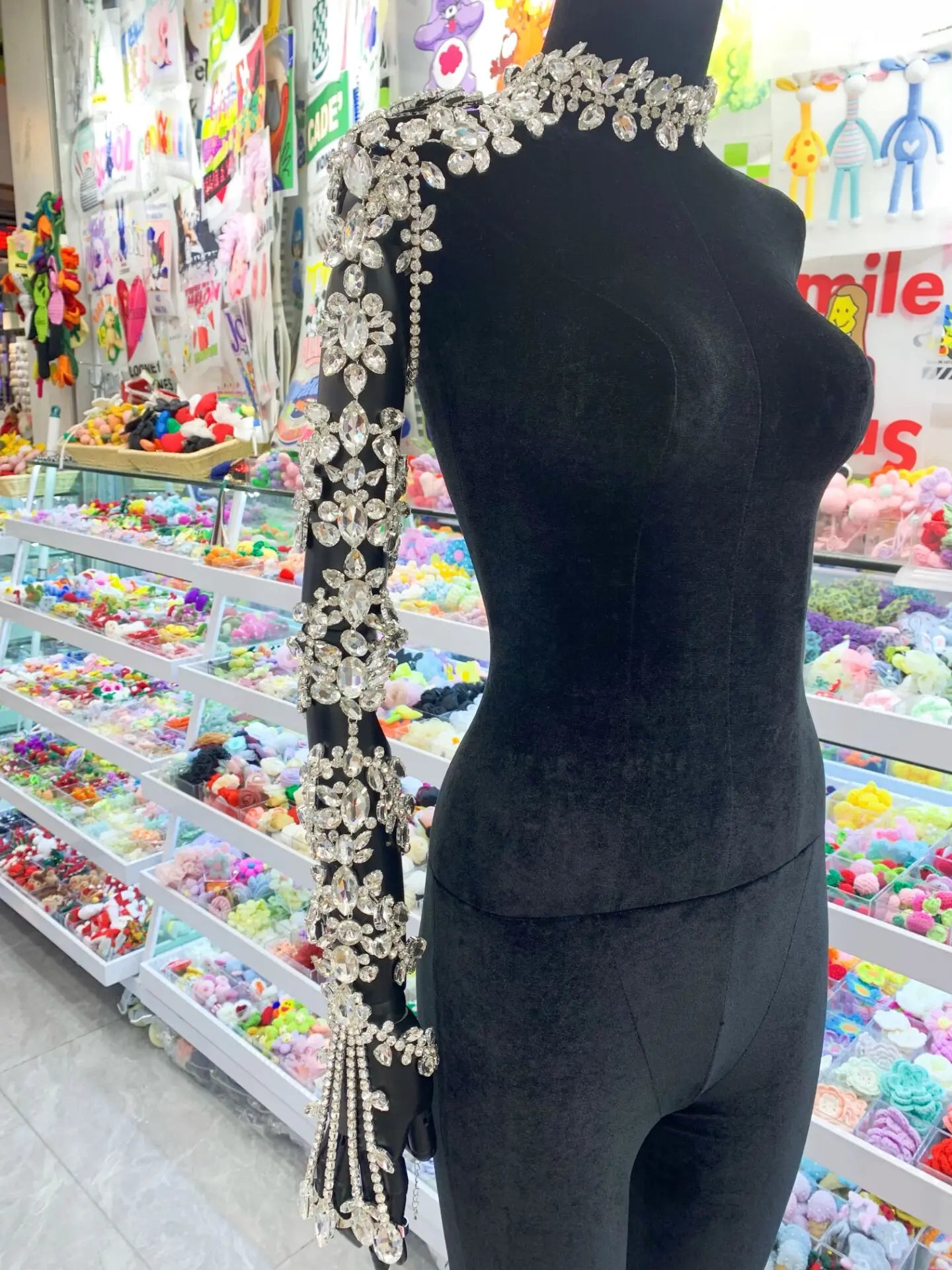 Conjunto de joyería para mujer, gargantilla sexy con cadena de brazo y anillo pulsera, accesorios de hombro y cuerpo para eventos y moda