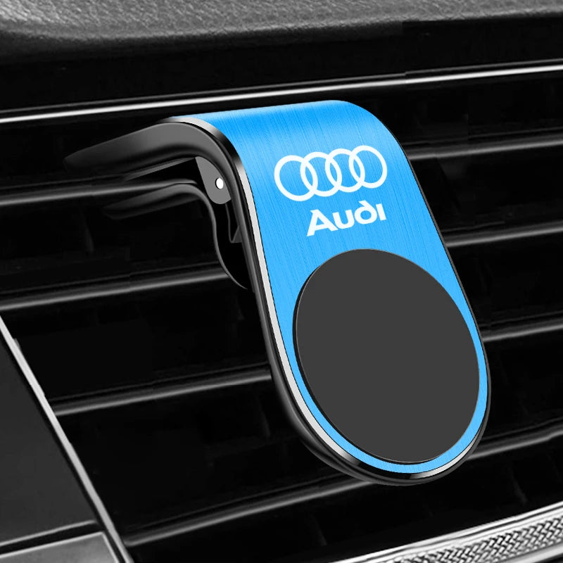 Soporte Magnético de Teléfono para Coche de Metal, Compatible con Audi A4 B5 B6 A3 A5 A6 C6 C5 A1 A7 A8 Q2 Q3 Q5 Q7 Q8, Accesorios de Estilo