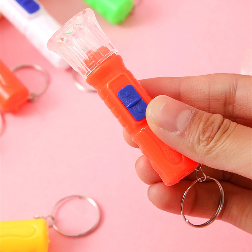 35/48 Pcs Mini with Keychain LED Flashlight Kids Party Birthday Gift Wedding Party Classroom Prize Carnival Party Gift Pinata