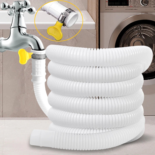 Manguera de Drenaje de PVC de 300 cm para Lavadora - Tubo Plástico de Extensión para Aire Acondicionado y Grifo