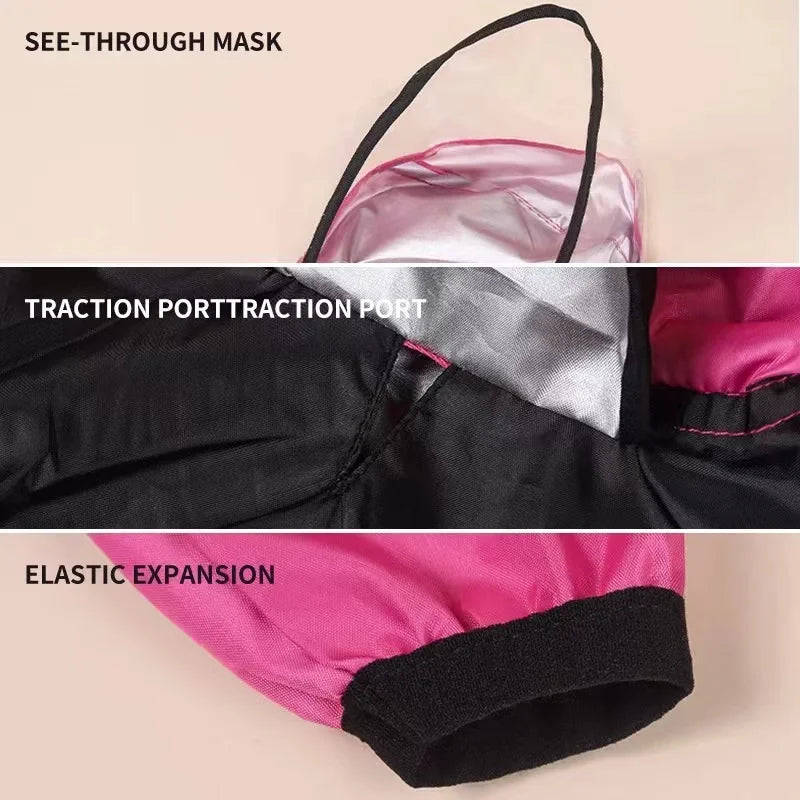 Chubasquero con Cara para Perros, Mono Impermeable, Chaqueta Resistente al Agua, Abrigo para Mascotas