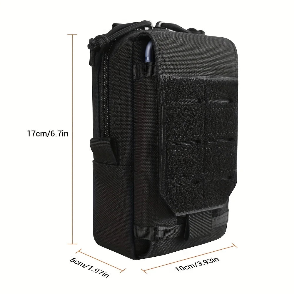 Bolsa Táctica de Cintura para Hombre – Bolsa EDC Outdoor, Funda para Móvil y Herramientas