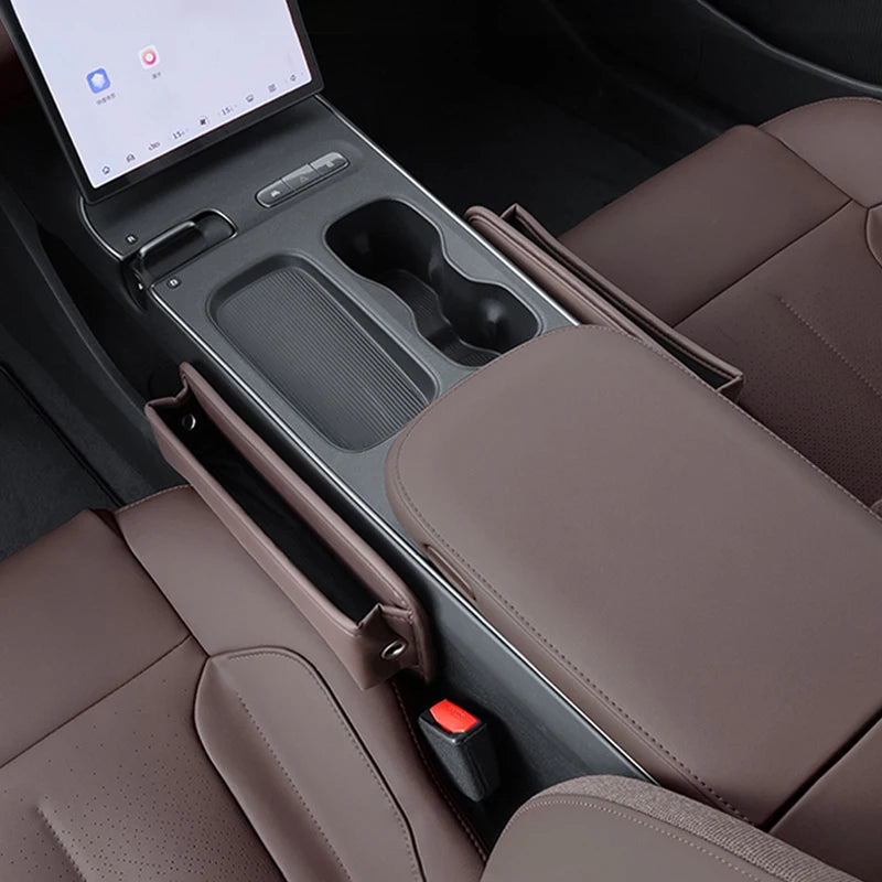 Caja de almacenamiento de hendidura de asiento de fila delantera de coche, bolsillo para BMW Z4, E85, E86, E89, soporte para teléfono, accesorios interiores para coche, estilo de coche