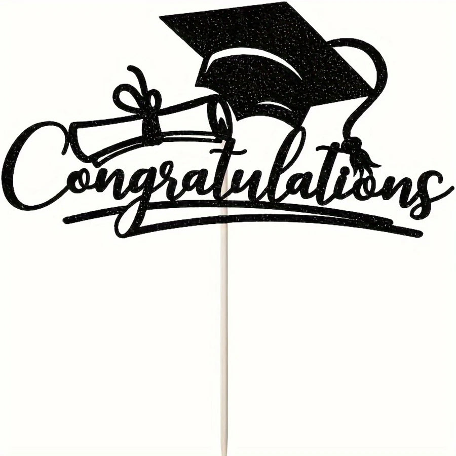 Topper para Pastel de Graduación - Felicitacionesen Acrílico Multiestilos