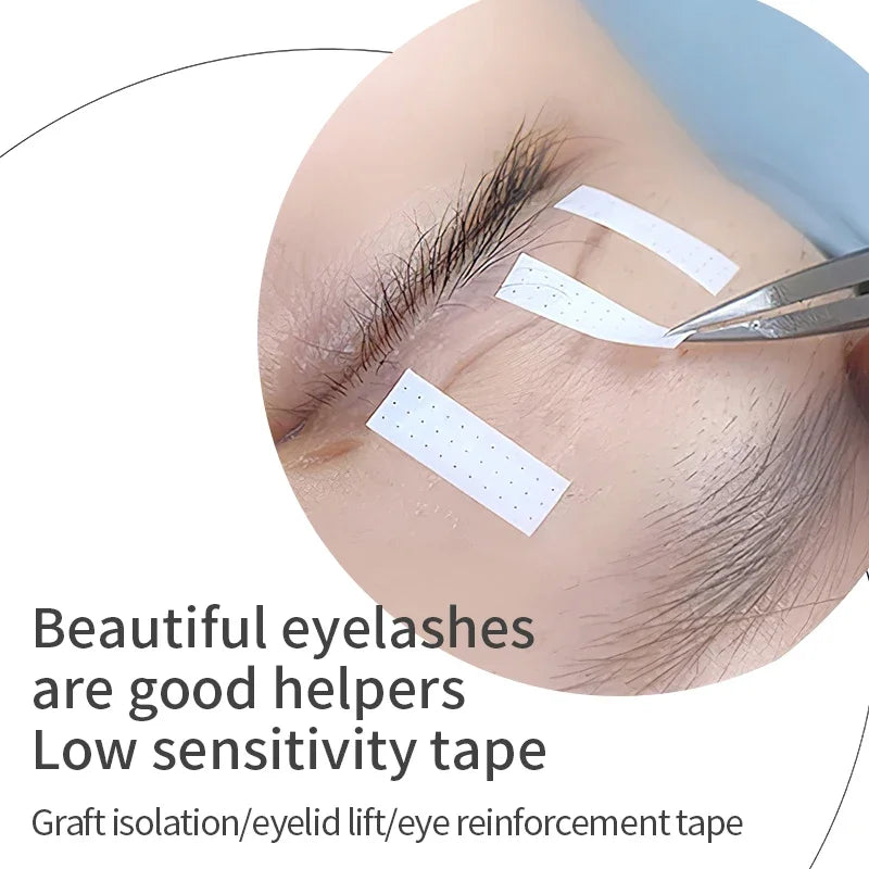 Cinta de Extensión de Pestañas al Por Mayor - Cinta Microporosa Profesional de 4 mm, Fácil de Rasgar, Transpirable y Anti-Alergias para Maquillaje de Pestañas