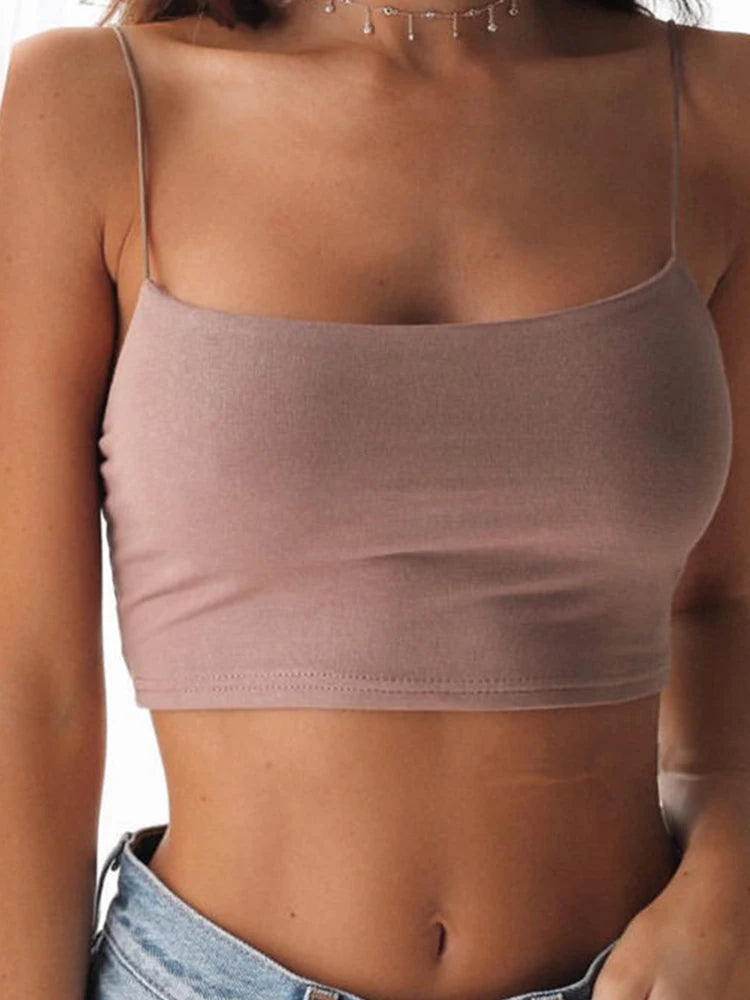 Top de Verano Sexy para Mujeres - Crop Halter Negro, Camiseta de Espalda Descubierta, Casual y a la Moda