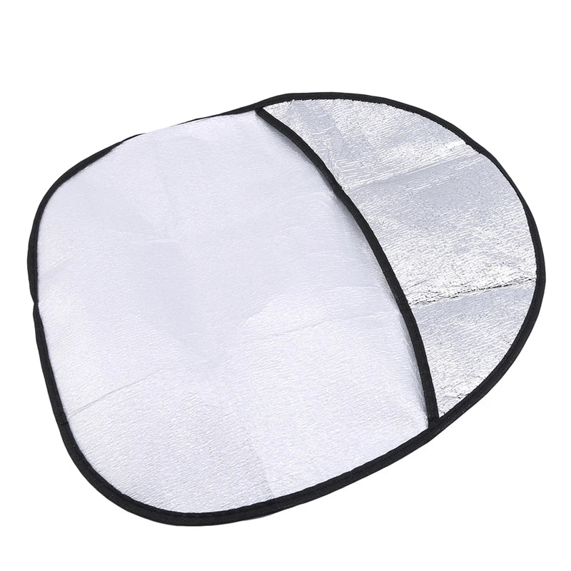 Cubierta para Volante de Coche con Protección Solar, Doble Capa Anti-UV y Plegable, Ideal para Protección Contra el Sol