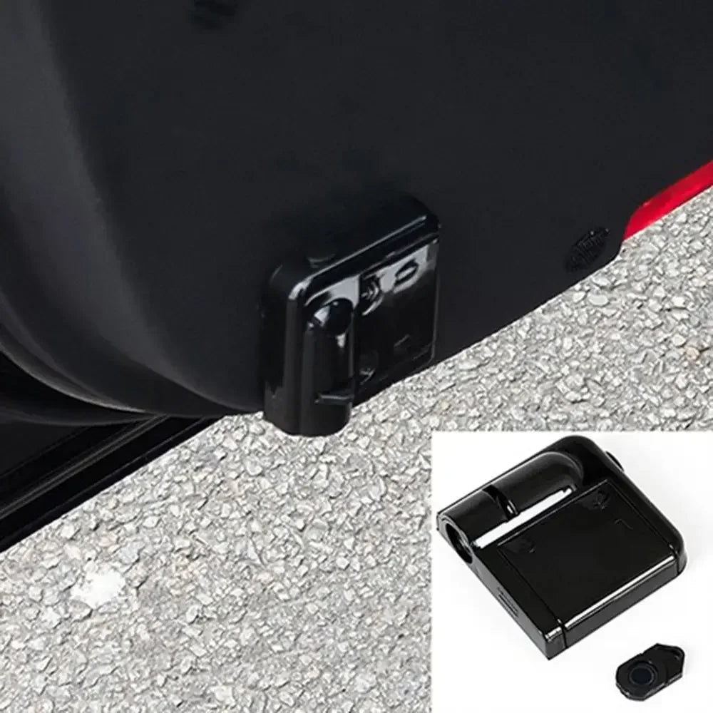 Luces LED Proyector de Logo Murciélago para Puertas de Automóvil – Decoración Inalámbrica de Sombra, 2 Piezas