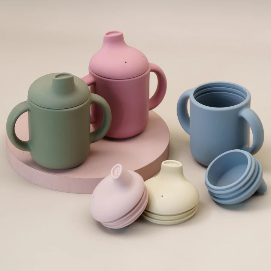 Taza de Alimentación para Bebé Portátil | Botella de Aprendizaje para Recién Nacidos, Taza de Silicona para Niños, Accesorios para Bebés