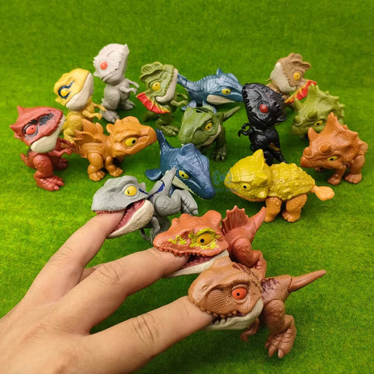 Dinosaurio Mordedor de Dedos con Articulaciones Móviles – Juguete Creativo y Educativo de Dinosaurios para Niños